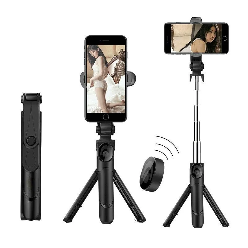 3 In 1 Smartphone Extendable Tripod Bluetooth Remote Selfie Stick