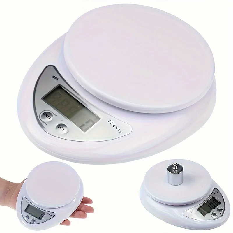 5kg Kitchen Scale with Bowl  Perfect for Baking and Cooking