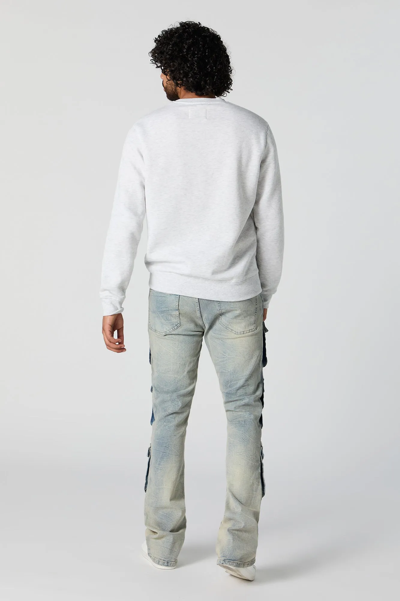 6 Pocket Stacked Cargo Jean