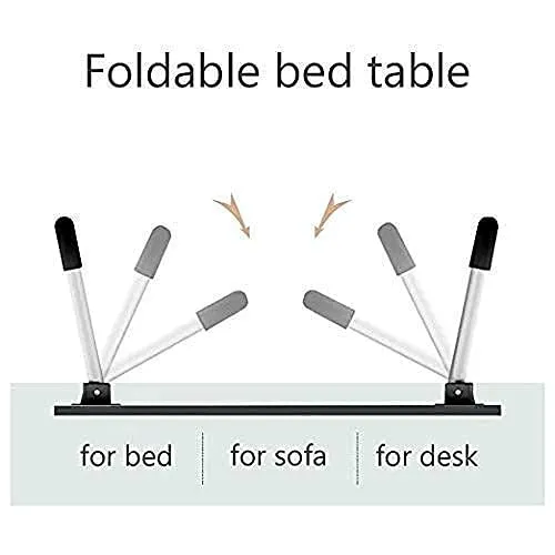 7854 FOLDABLE BED STUDY TABLE PORTABLE MULTIFUNCTION LAPTOP TABLE LAPDESK FOR CHILDREN BED FOLDABLE TABLE WORK OFFICE HOME WITH TABLET SLOT & CUP HOLDER