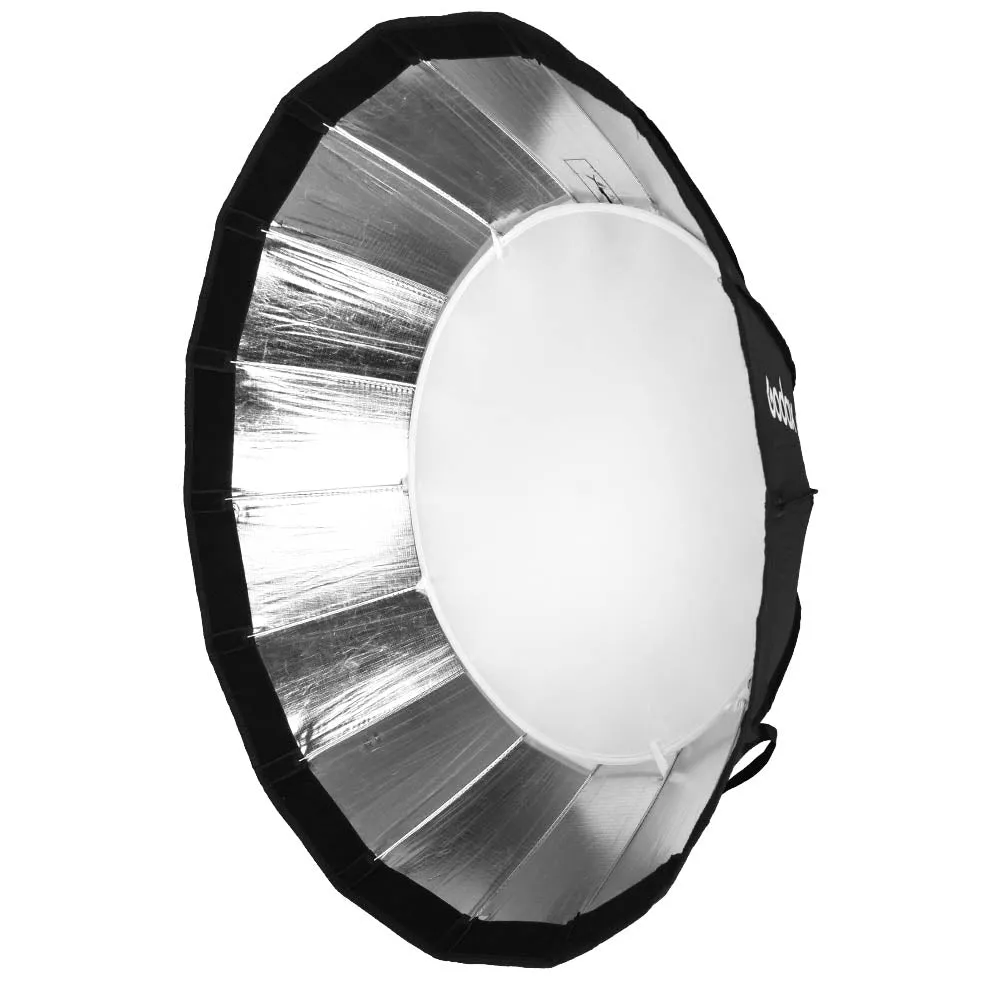 AD-S85S 85cm Godox Fitting 16-sided Portable Parabolic Softbox (Silver Interior)