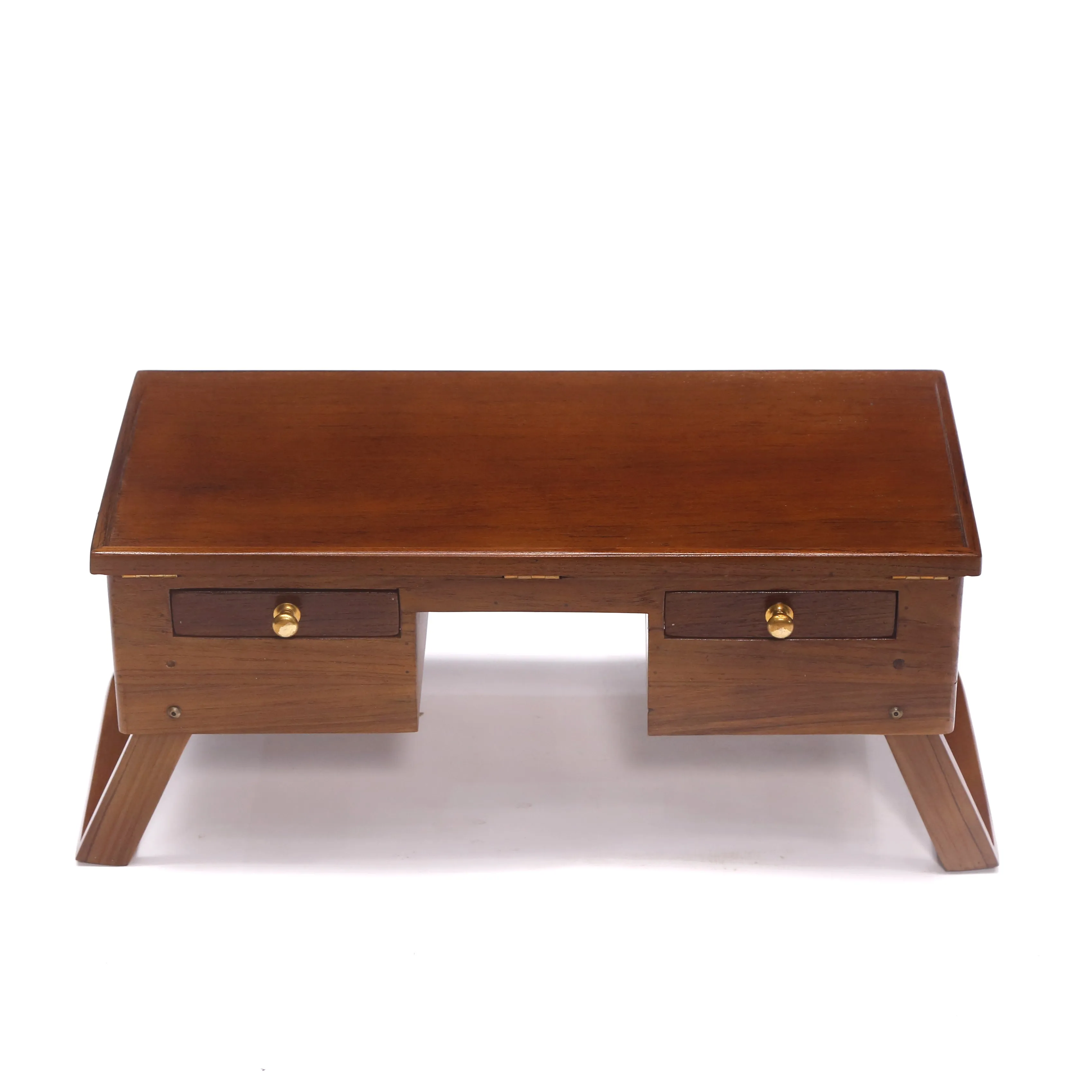 Adjustable Teak Laptop Table