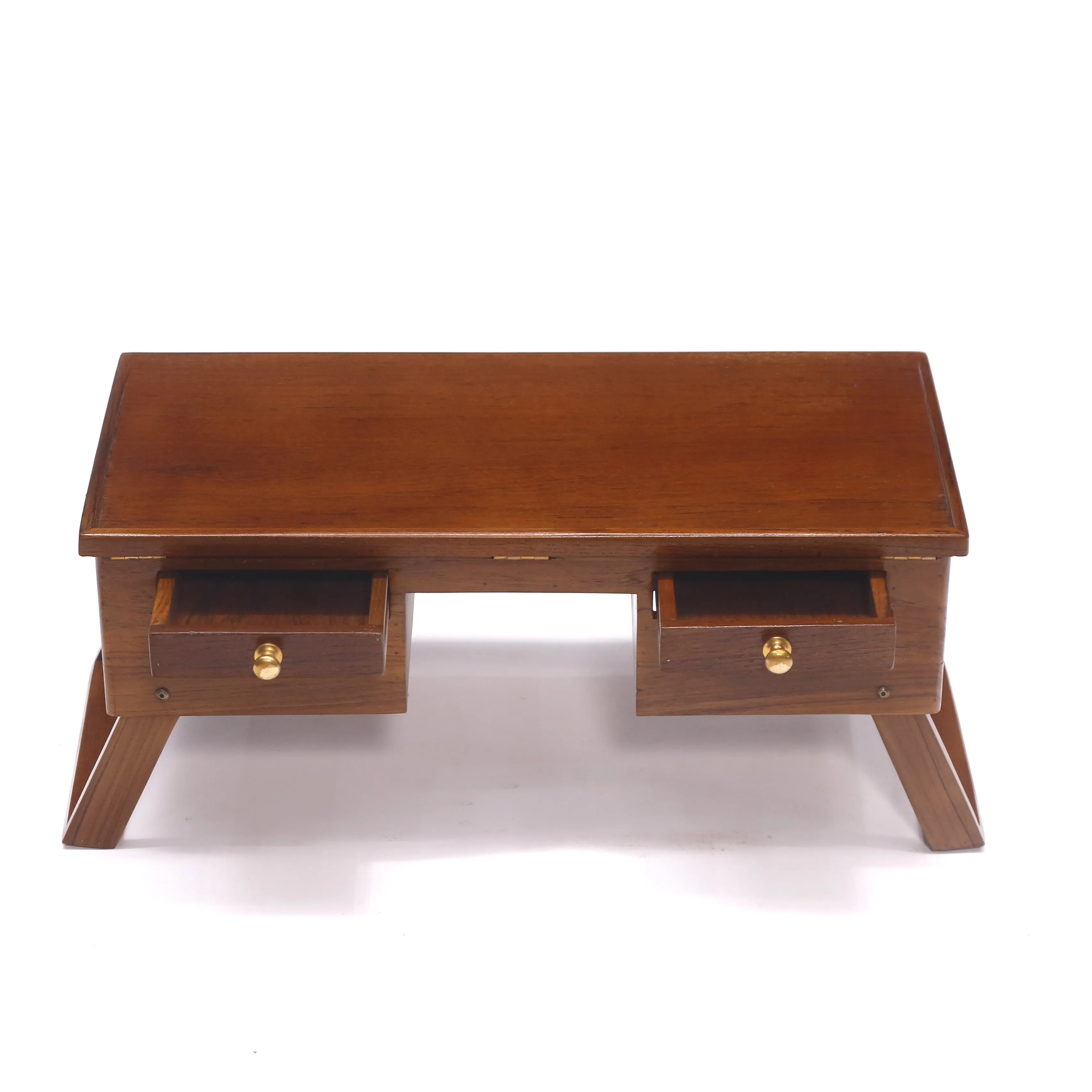 Adjustable Teak Laptop Table