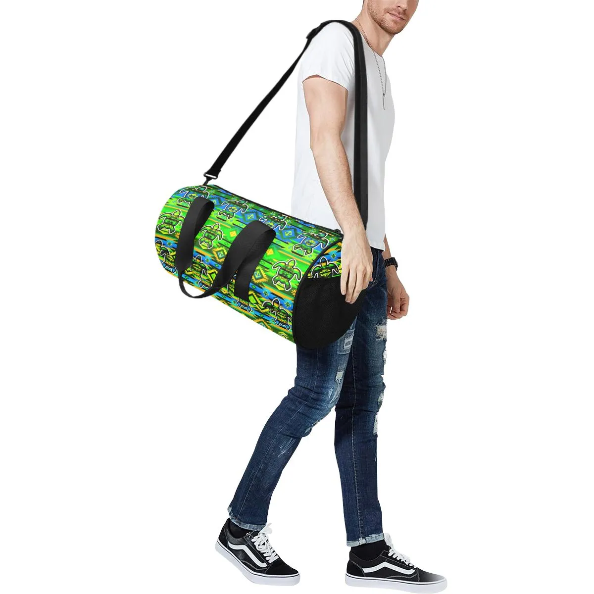 Adobe Nature Turtles Duffle Bag