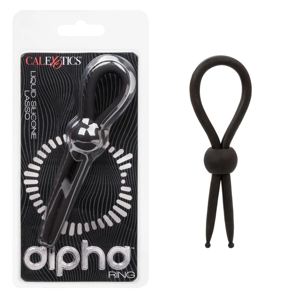 Alpha Liquid Silicone Lasso Black