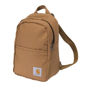 Carhartt B0000538 Classic Mini, Durable, Water-Resistant Adjustable Shoulder Straps, Everyday Backpack Brown, One Size