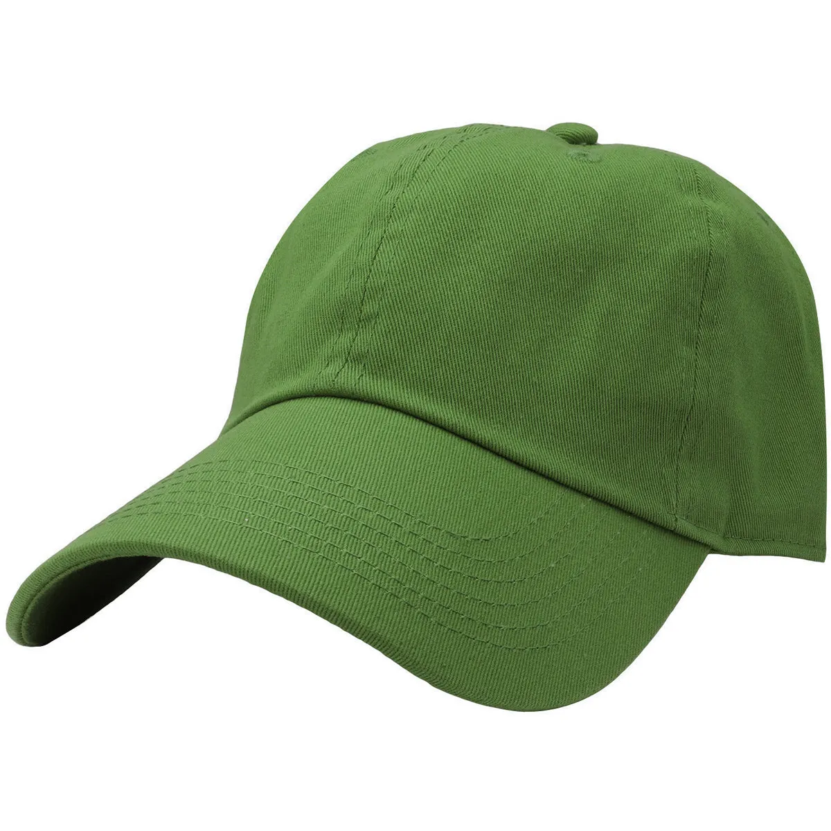 Classic Baseball Cap Soft Cotton Adjustable Size - Forest Green