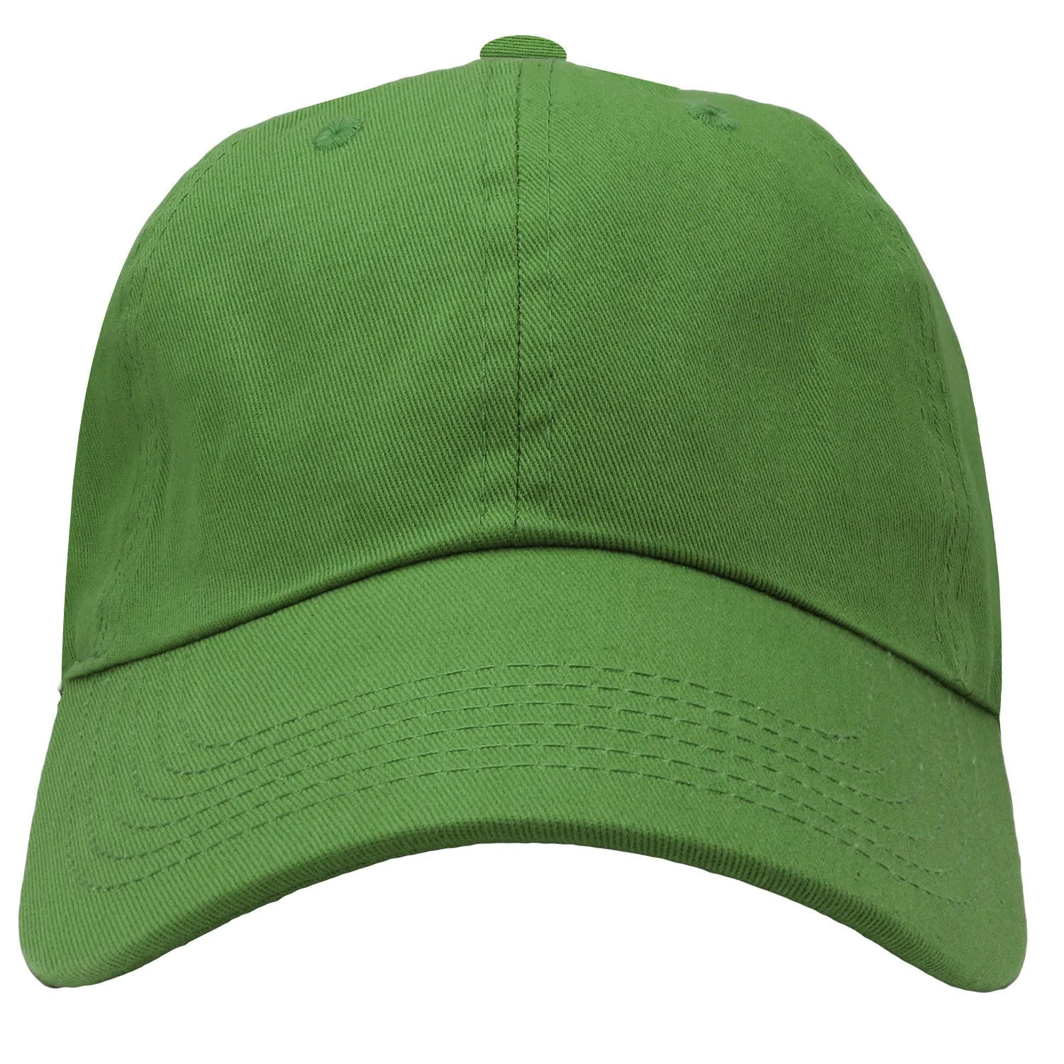 Classic Baseball Cap Soft Cotton Adjustable Size - Forest Green