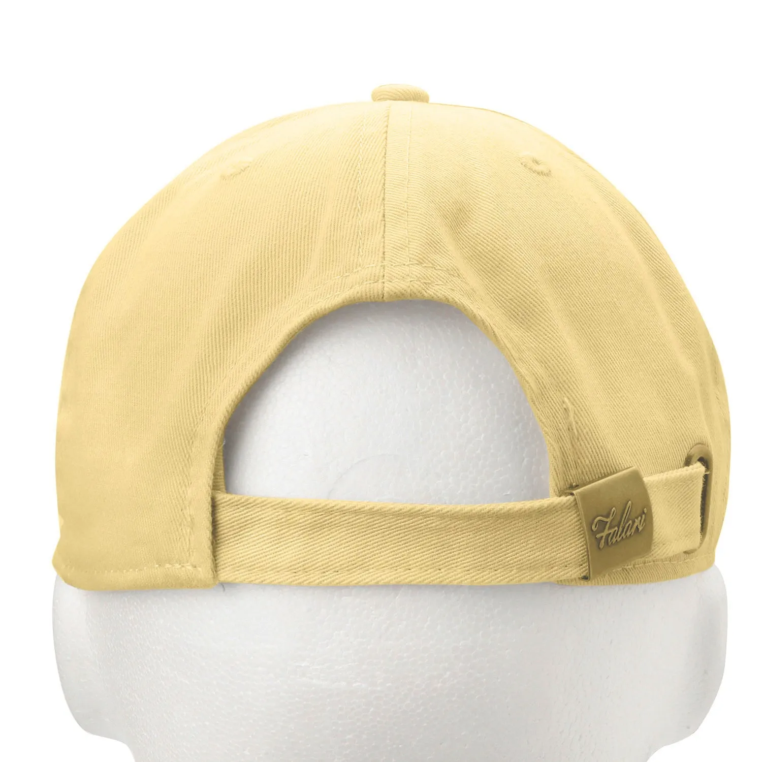 Classic Baseball Cap Soft Cotton Adjustable Size - Light Yellow