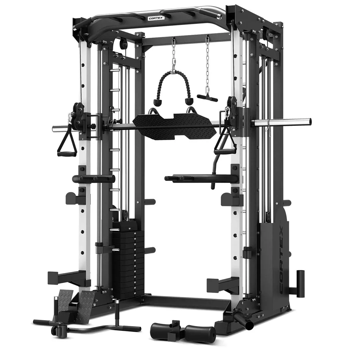 CORTEX SM25 Multi Gym with 100kg Olympic Tri-Grip Weight, Bar and BN9 Bench Set