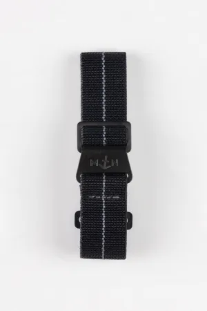 Erika's Originals BLACK OPS MN™ Strap with GREY Centerline - BLACK Hardware