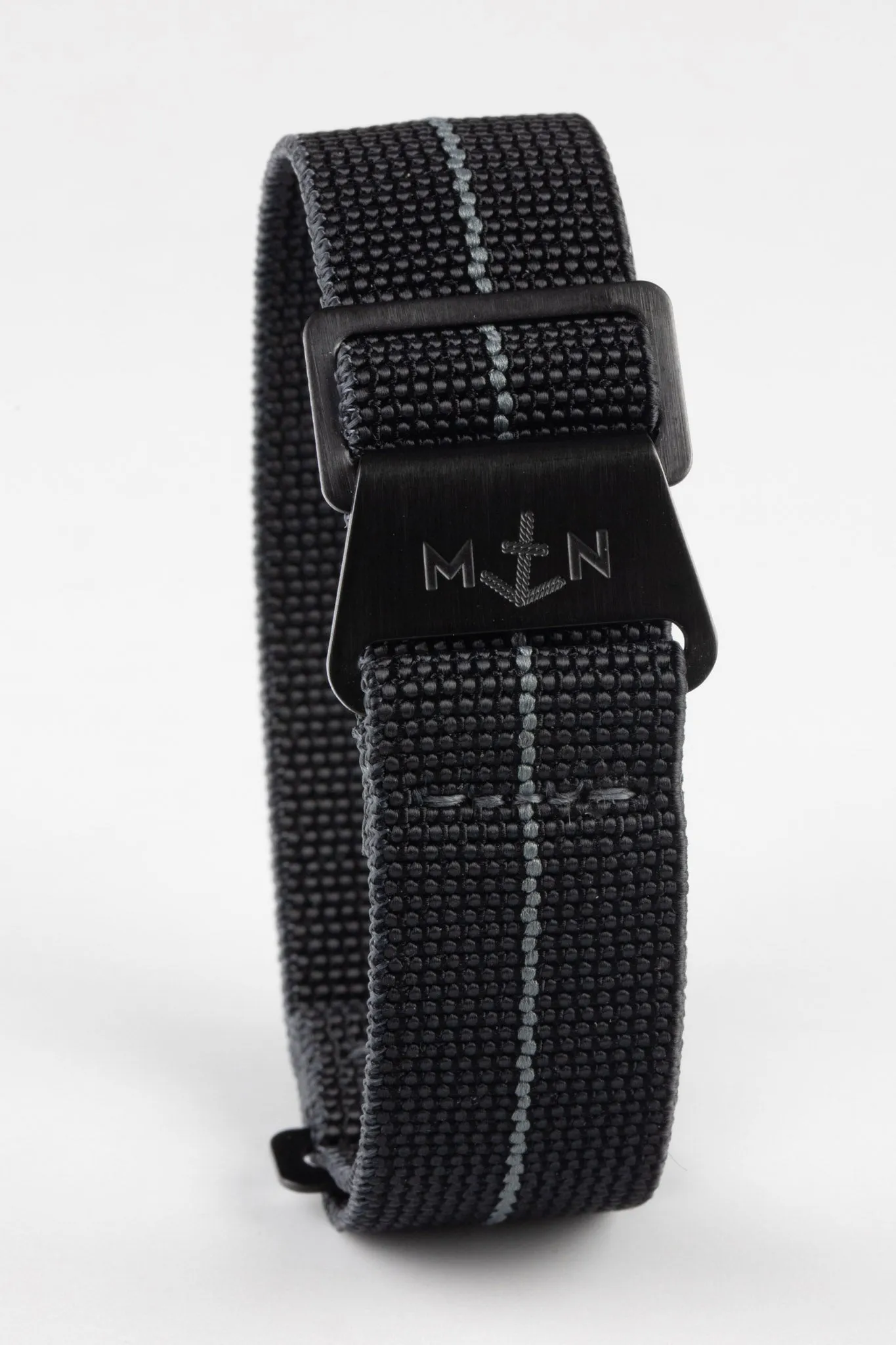 Erika's Originals BLACK OPS MN™ Strap with GREY Centerline - BLACK Hardware