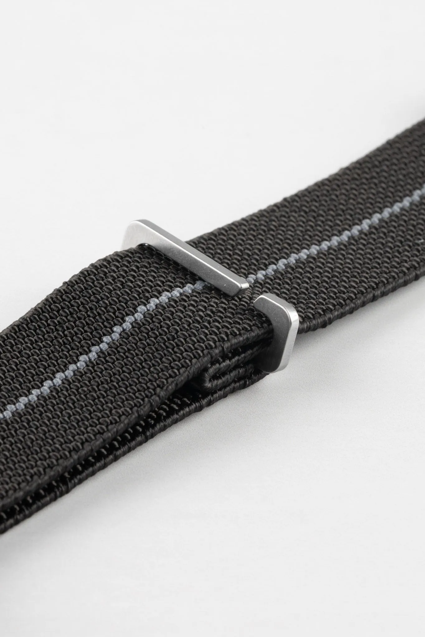 Erika's Originals BLACK OPS MN™ Strap with GREY Centerline - BRUSHED Hardware