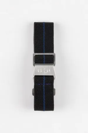 Erika's Originals BLACK OPS MN™ Strap with NAVY Centerline - BRUSHED Hardware