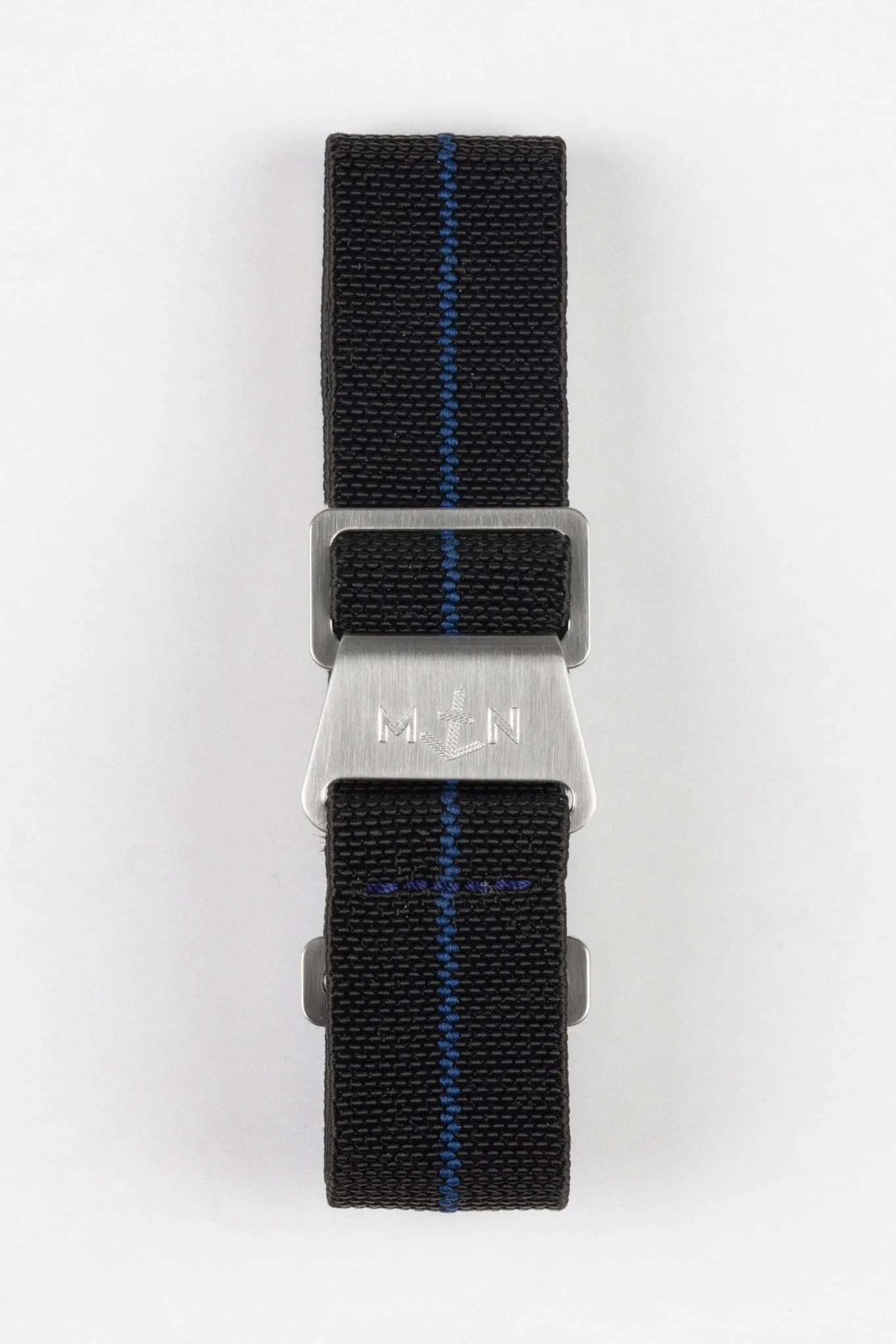 Erika's Originals BLACK OPS MN™ Strap with NAVY Centerline - BRUSHED Hardware