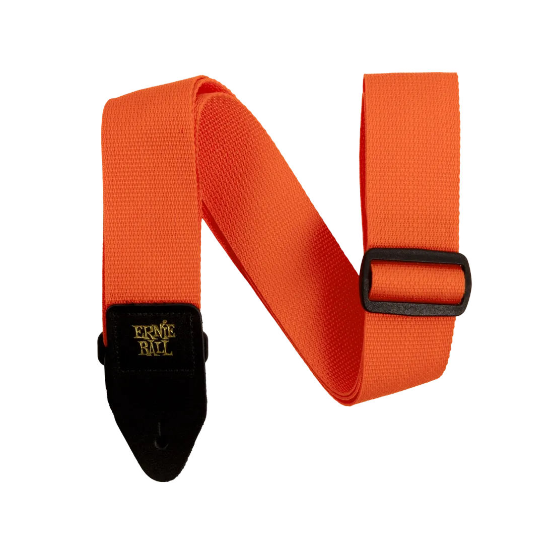 Ernie Ball 5353EB Polypro Guitar Strap (Orange & Black) - 2"