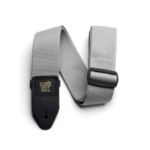 Ernie Ball Gray Polypro Guitar Strap