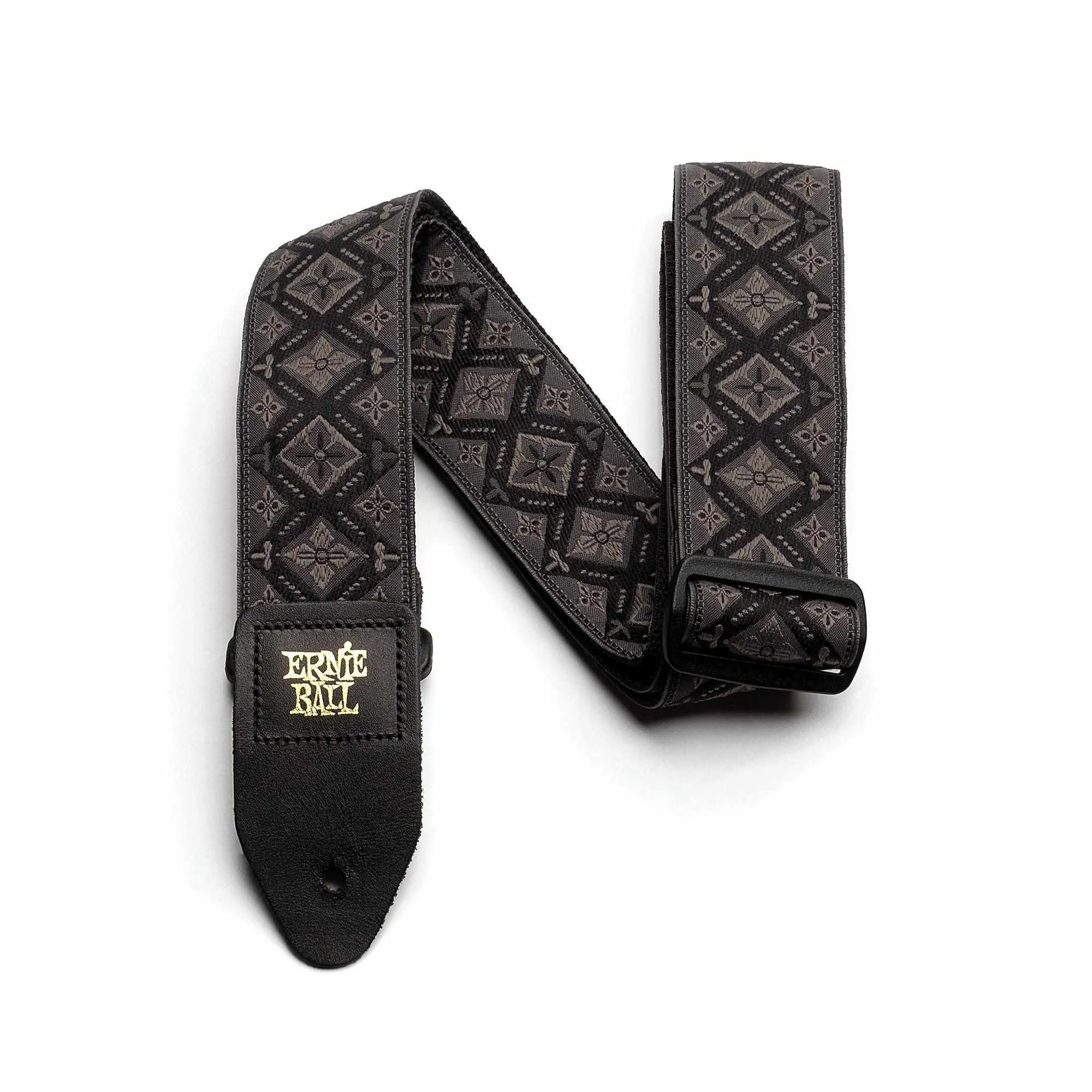 Ernie Ball Regal Black Jacquard Guitar Strap