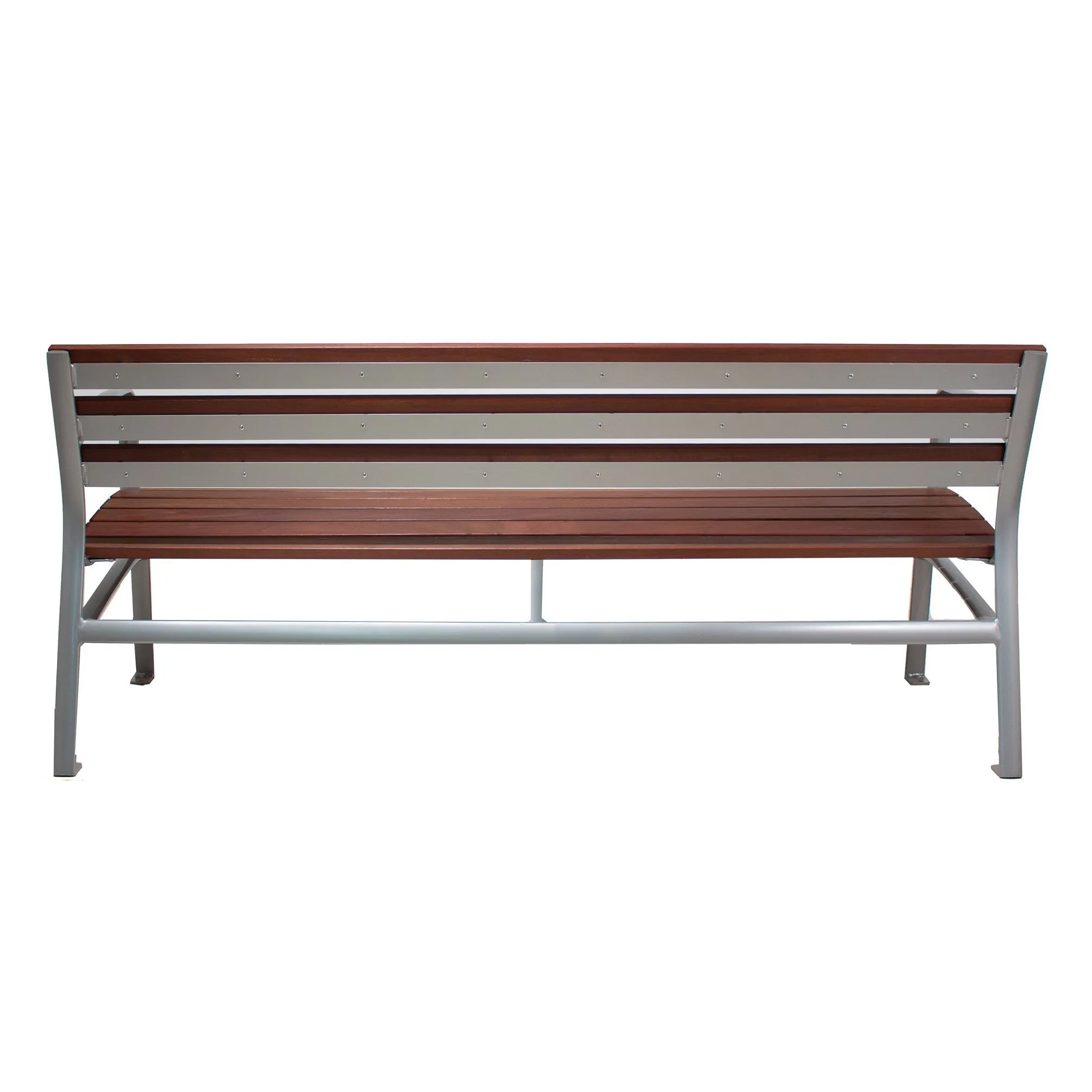 Esplanade Bench with Tropical Wood Slats