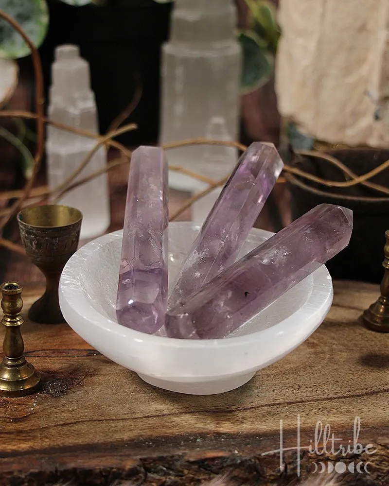 Faceted Amethyst Wand