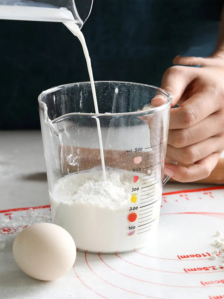 Fashion Glass Measuring Cup With Scale