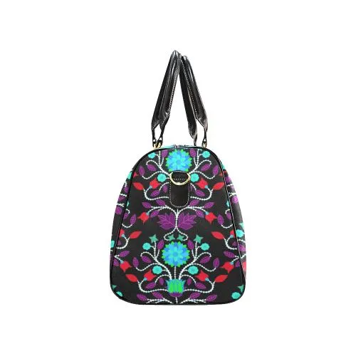 Floral Beadwork Four Clans Winter Waterproof Travel Bag