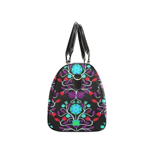 Floral Beadwork Four Clans Winter Waterproof Travel Bag