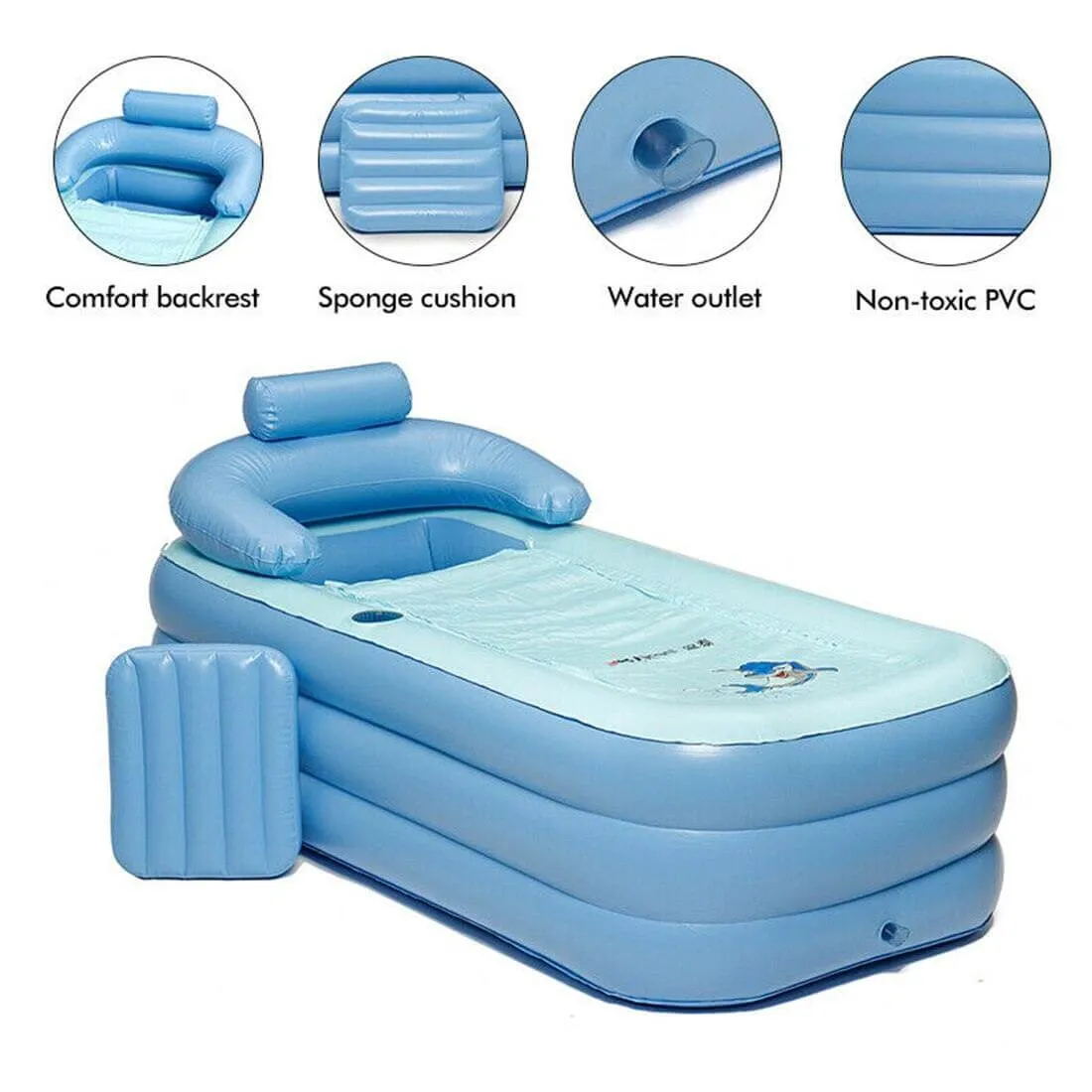 Foldable Adult Inflatable Bathtub