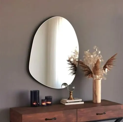 Frameless Vanity Wall Mirror for Makeup, Hallways and Powder Room with Bvelling Finished 18W X 24H Inches