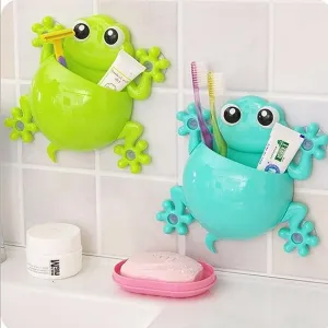 Frog Shaped Toothbrush Holder