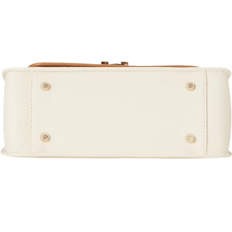 Furla Sofia Grainy Small Top Handle - Fango   Miele   Pergamena