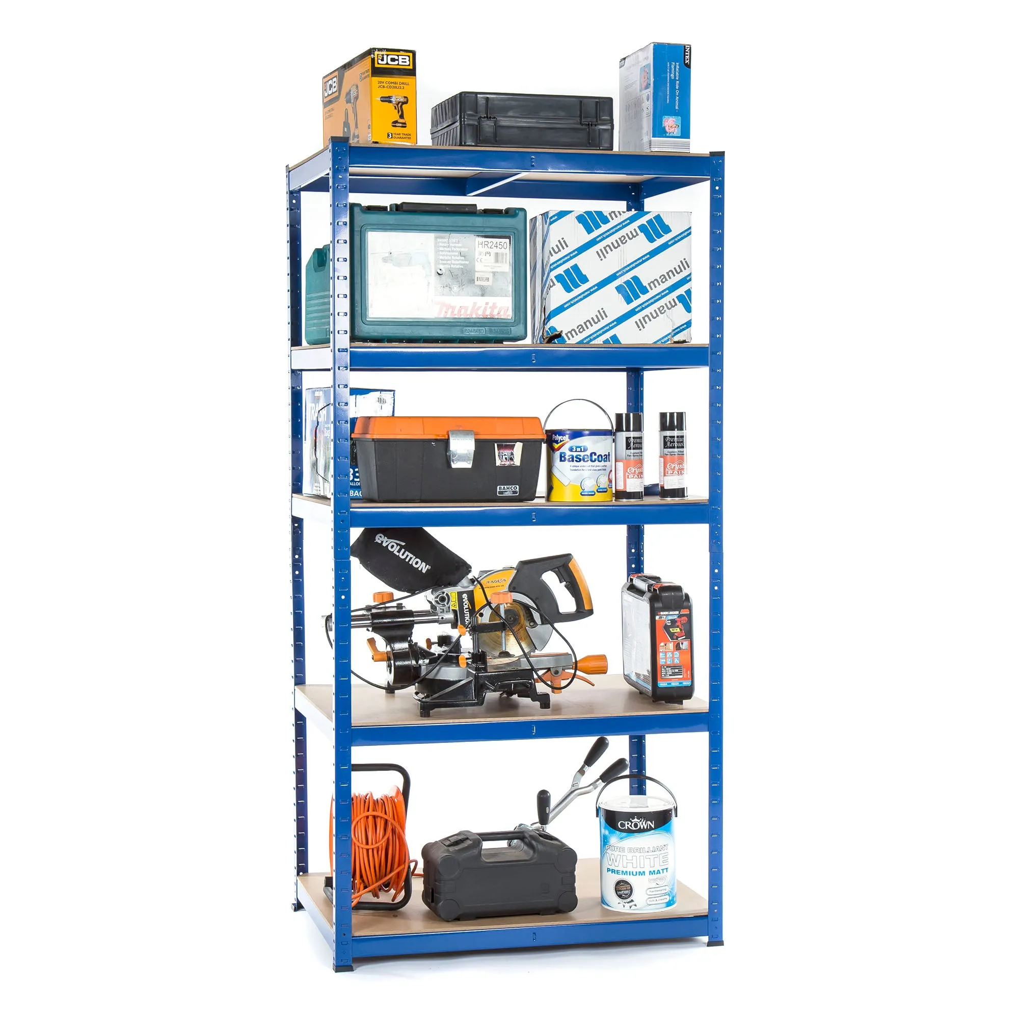 Garage Shelving Racking Unit 1800mm High - Select Your Size