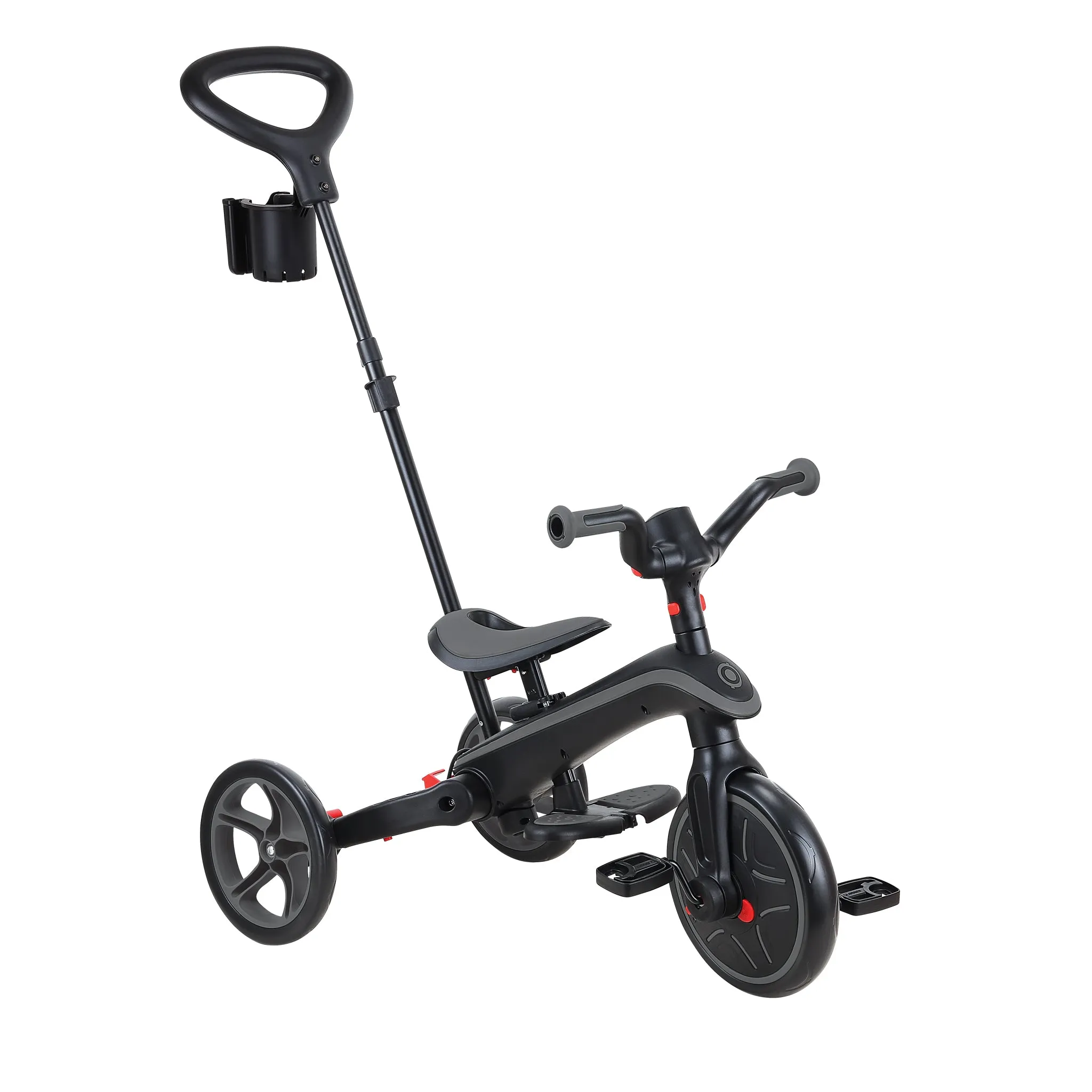 Globber Explorer Trike Foldable 4 in 1 - Black Grey (10m - 5y)