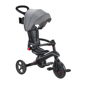 Globber Explorer Trike Foldable 4 in 1 - Black Grey (10m - 5y)