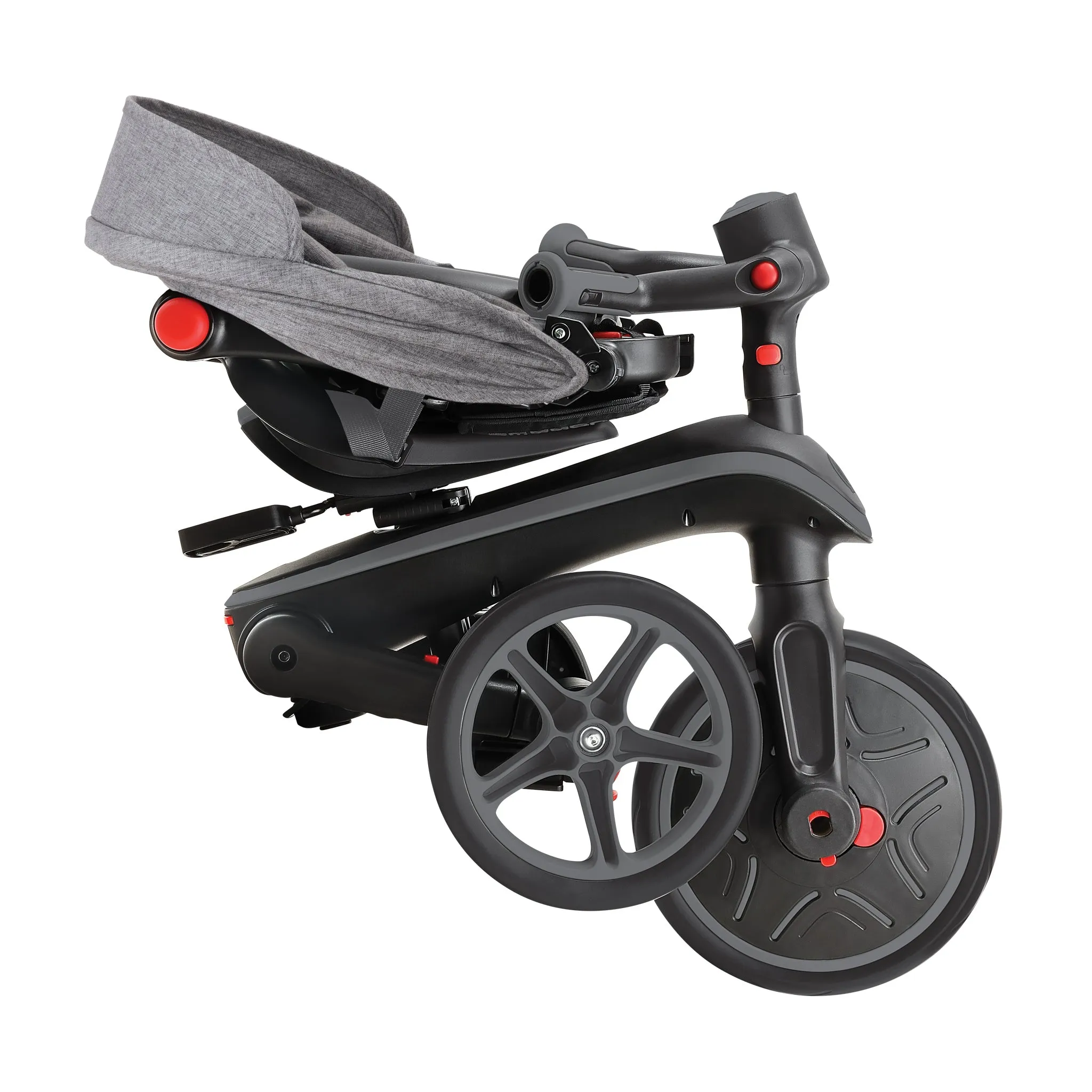 Globber Explorer Trike Foldable 4 in 1 - Black Grey (10m - 5y)