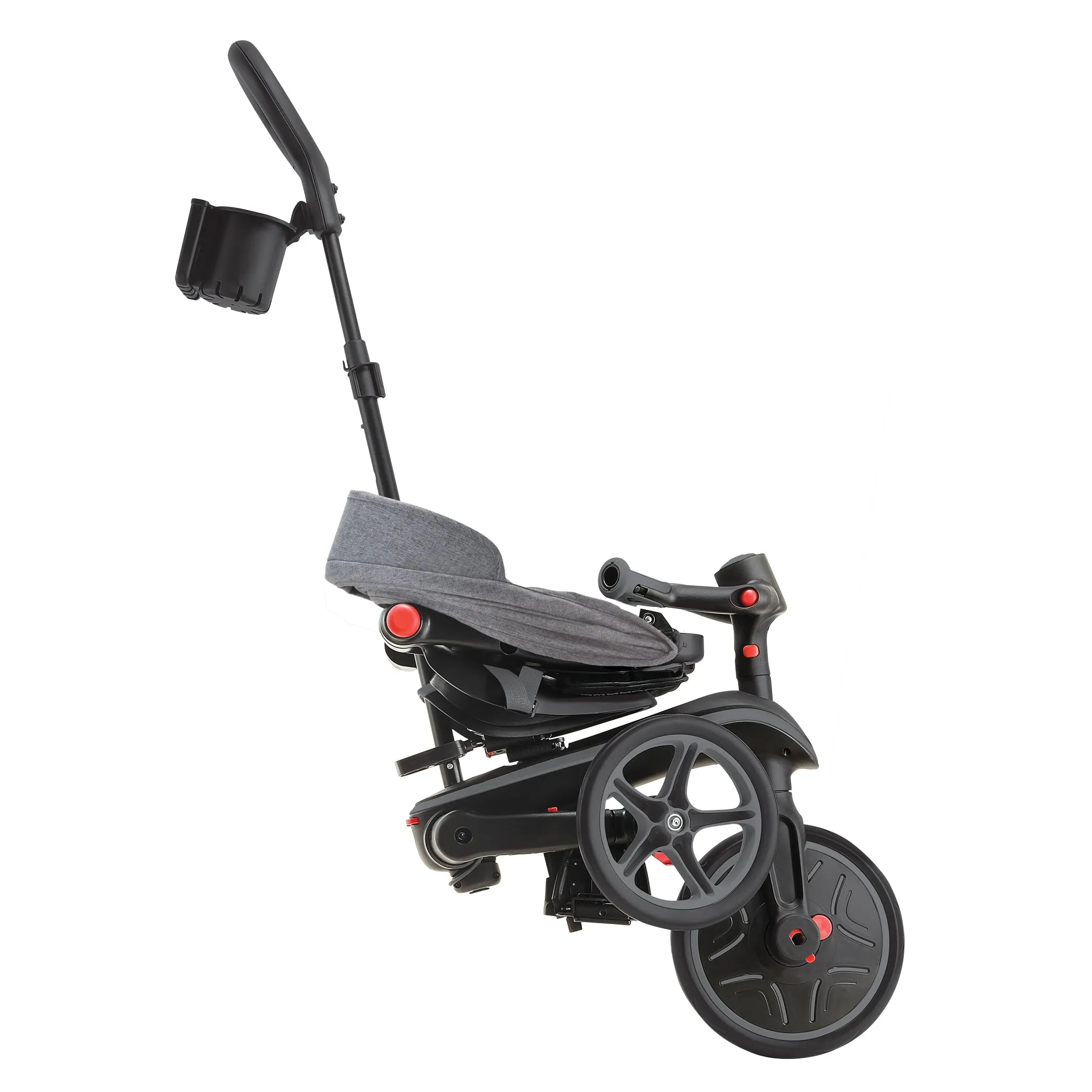 Globber Explorer Trike Foldable 4 in 1 - Black Grey (10m - 5y)