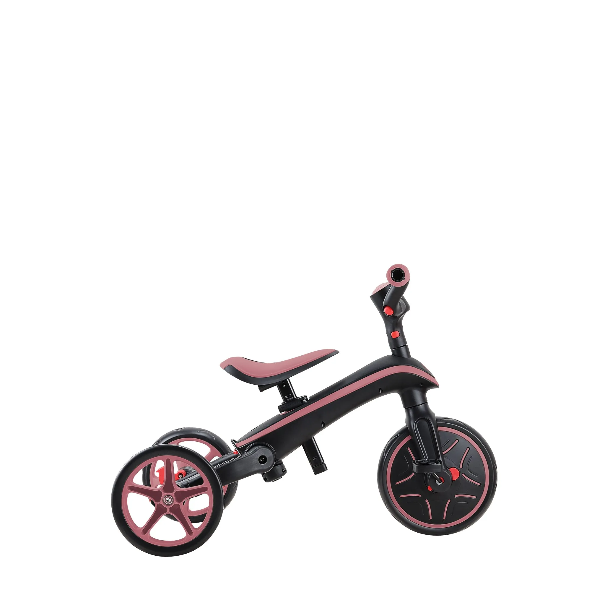 Globber Explorer Trike Foldable 4 in 1 - Pastel Pink (10m - 5y)