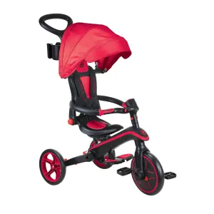 Globber Explorer Trike Foldable 4 in 1 - Red (10m - 5y)