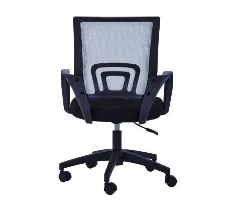 Grey Home Office Chair With Black Arms