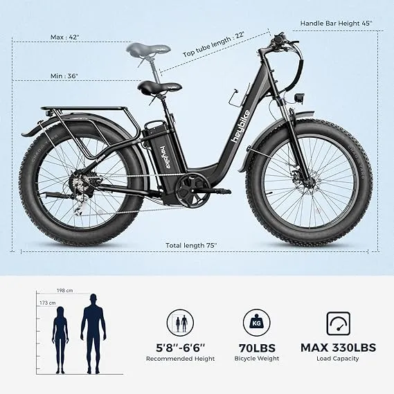 Heybike Explore Electric Bike Black