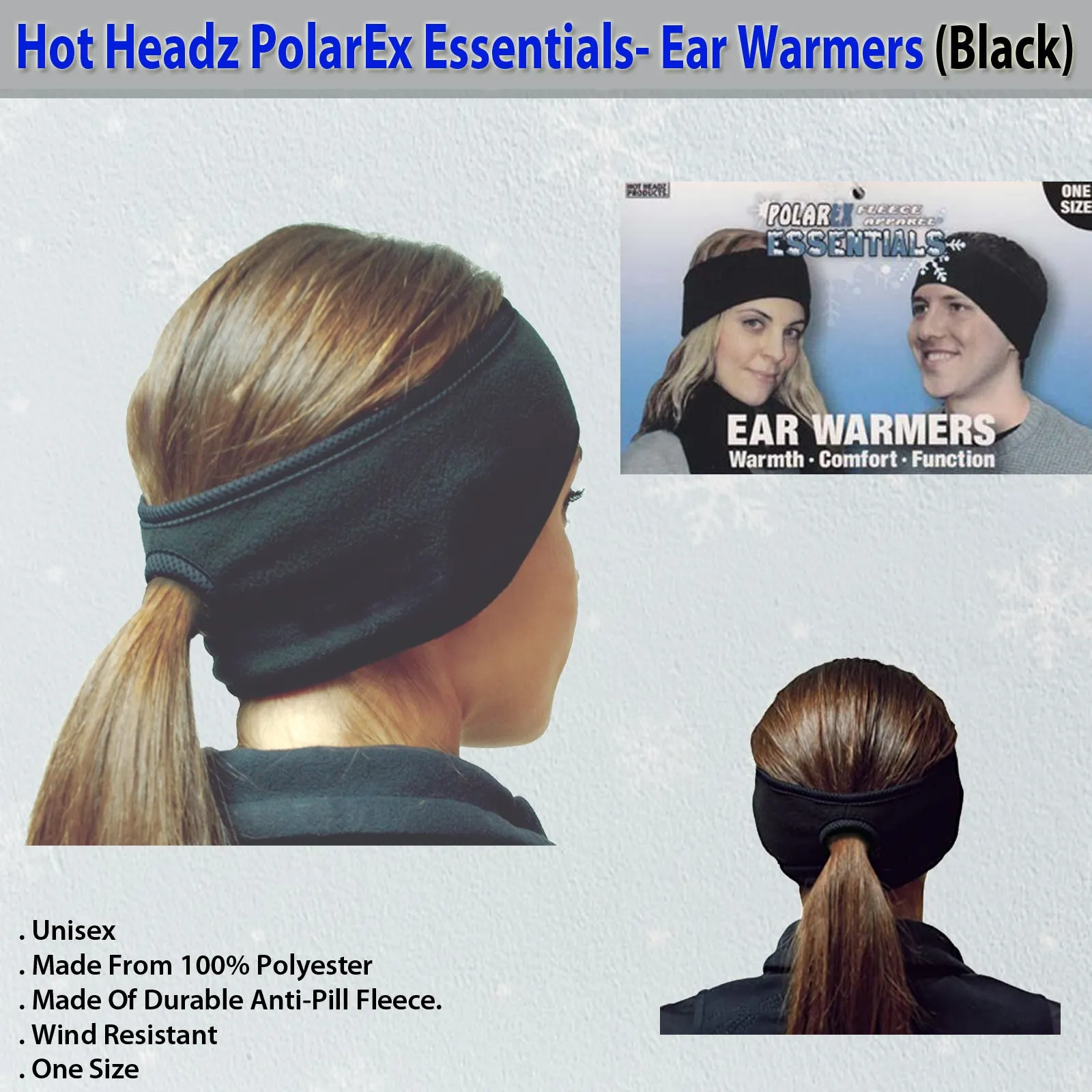 Hot Headz PolarEx Ear Warmers - Essential Winter Accessory