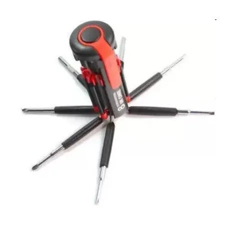 Household Utility Combo 8 in 1 led screwdriver with Combination Plier combo Hand Tool Kit