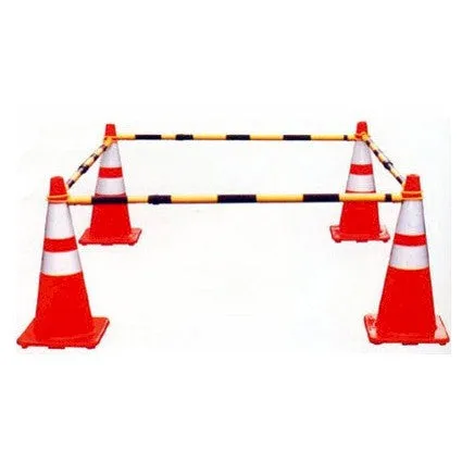 JBC RCB6YB Adjustable Traffic Cone Bar Barrier