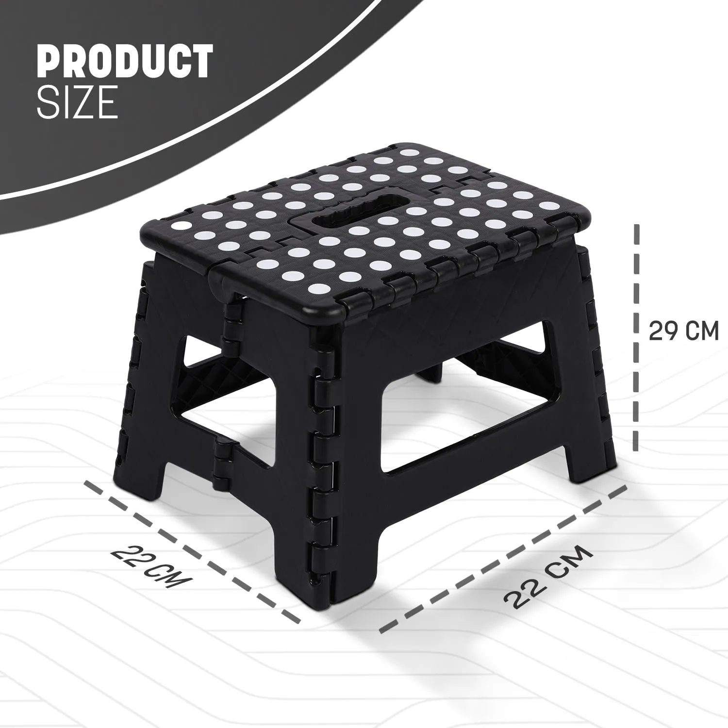 KEPLIN Heavy Duty Folding Step Stool