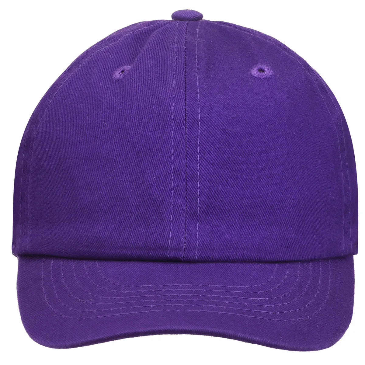 Kids Baseball Cap Cotton Adjustable Size - Dark Purple