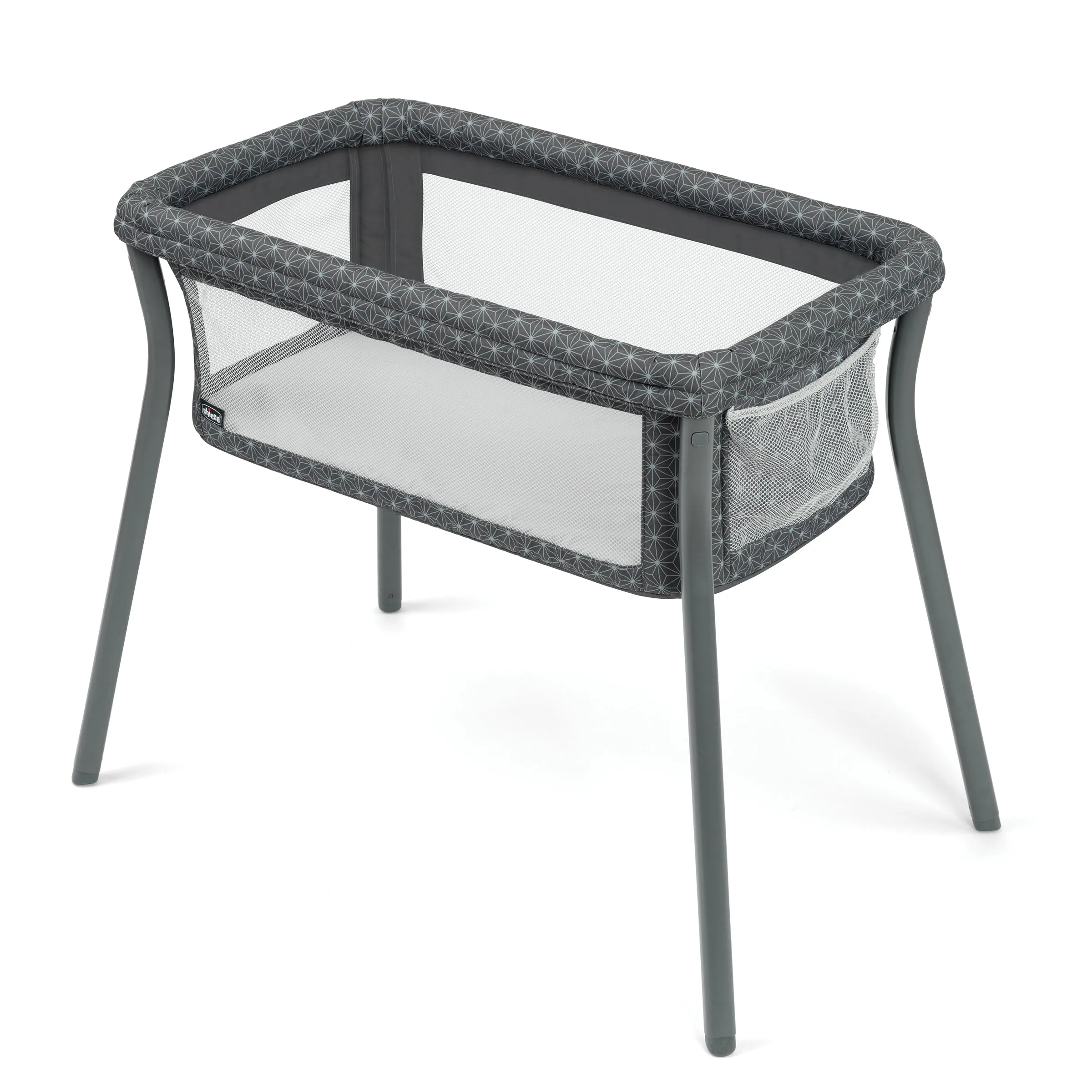 LullaGo Anywhere Portable Bassinet - Grey Star by The Dopple