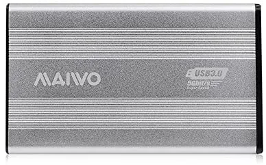 Maiwo USB 3.0 2.5" External Hard Drive Enclosure, SSD / HDD Enclosure SATA 3.0 Gb/s