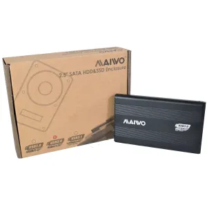 Maiwo USB 3.0 2.5" External Hard Drive Enclosure, SSD / HDD Enclosure SATA 3.0 Gb/s