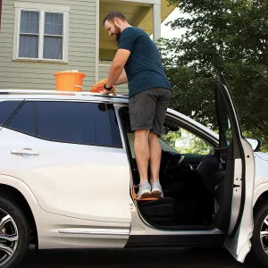 Multifunction Foldable Car Roof Rack Step - Compact & Durable