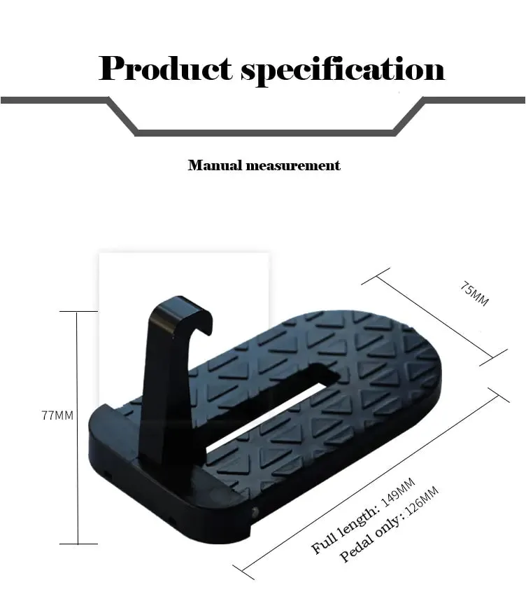 Multifunction Foldable Car Roof Rack Step - Compact & Durable